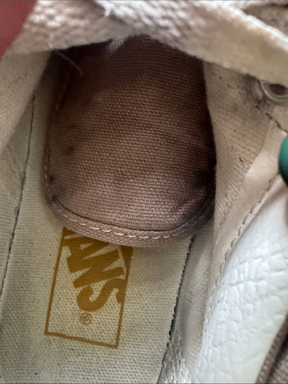 Vans Old Skool Low-Top Stacked Platform Canvas Sneakers Beige Tan Size 6 - Picture 5 of 10